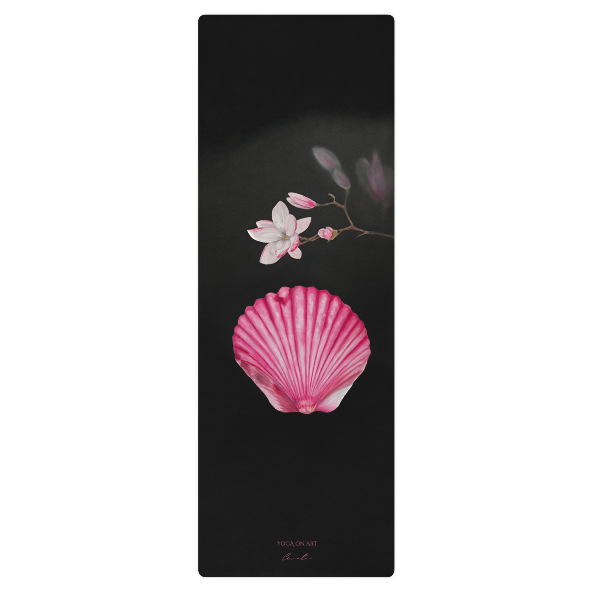 Yoga on Art - Pink Magnolias