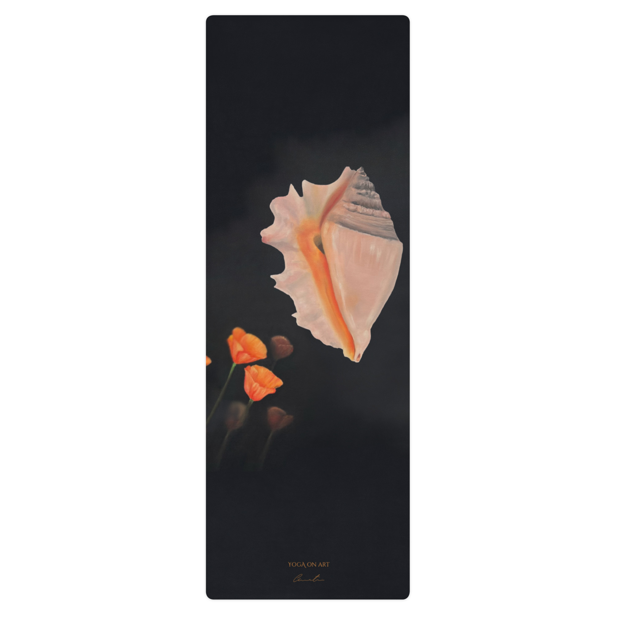 Yoga on Art - Golden Poppys